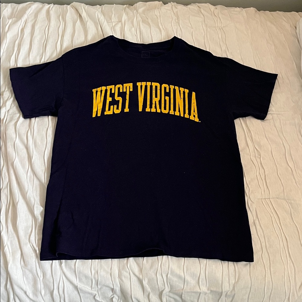 Pro Edge Navy and Yellow Short Sleeve Tee